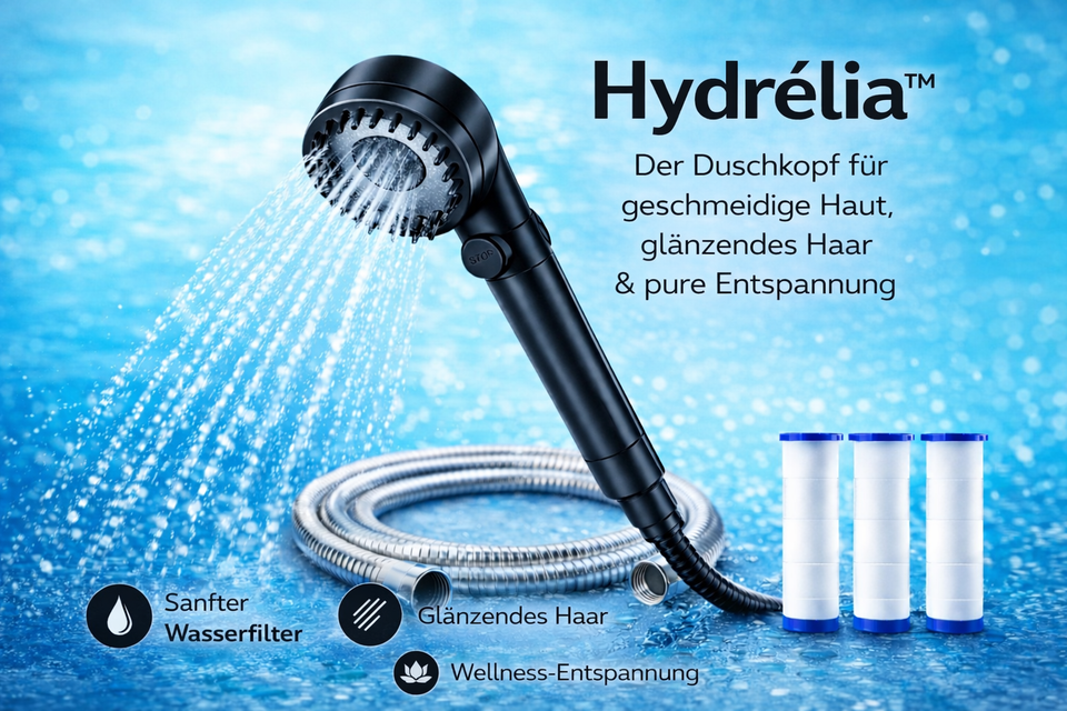 Hydrélia™ Der Duschkopf für geschmeidige Haut, glänzendes Haar & pure Entspannung