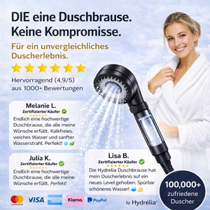 „Hydrélia™“ – Die Dusche mit Spa-Gefühl. 💧💧💧